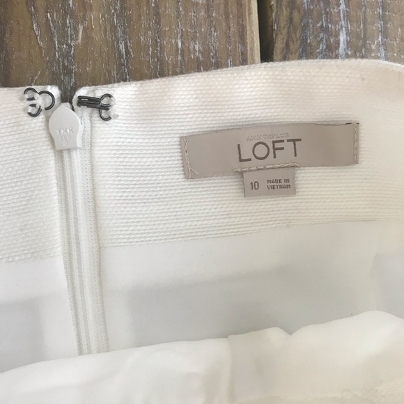Loft white skirt - Picture 7 of 8